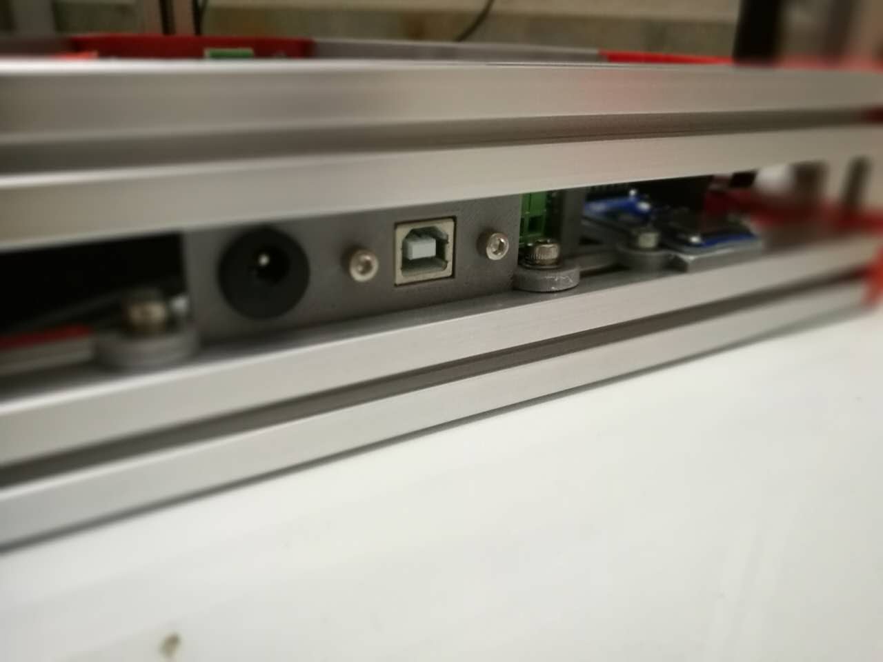 USB and power ports