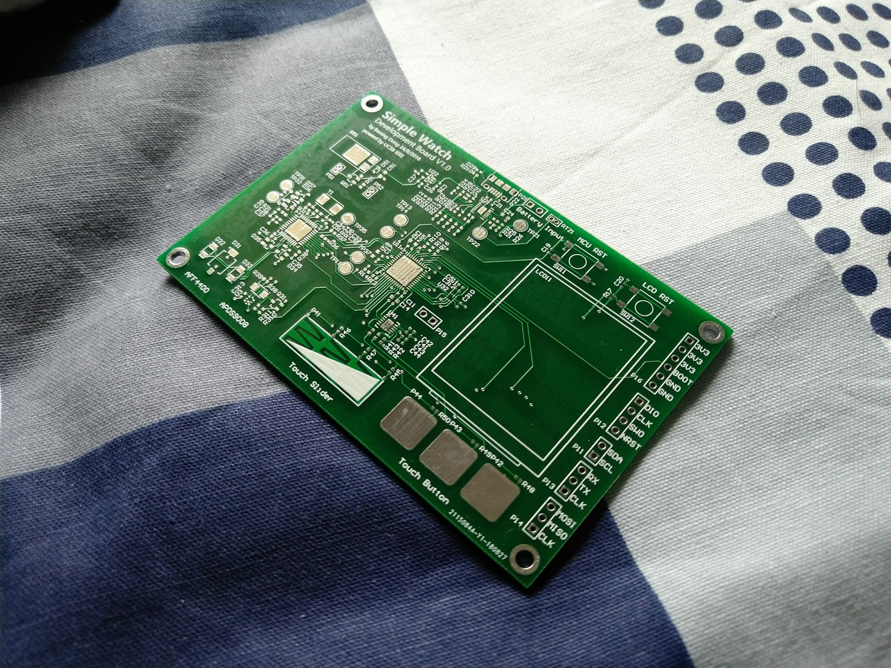 Bare watch development board