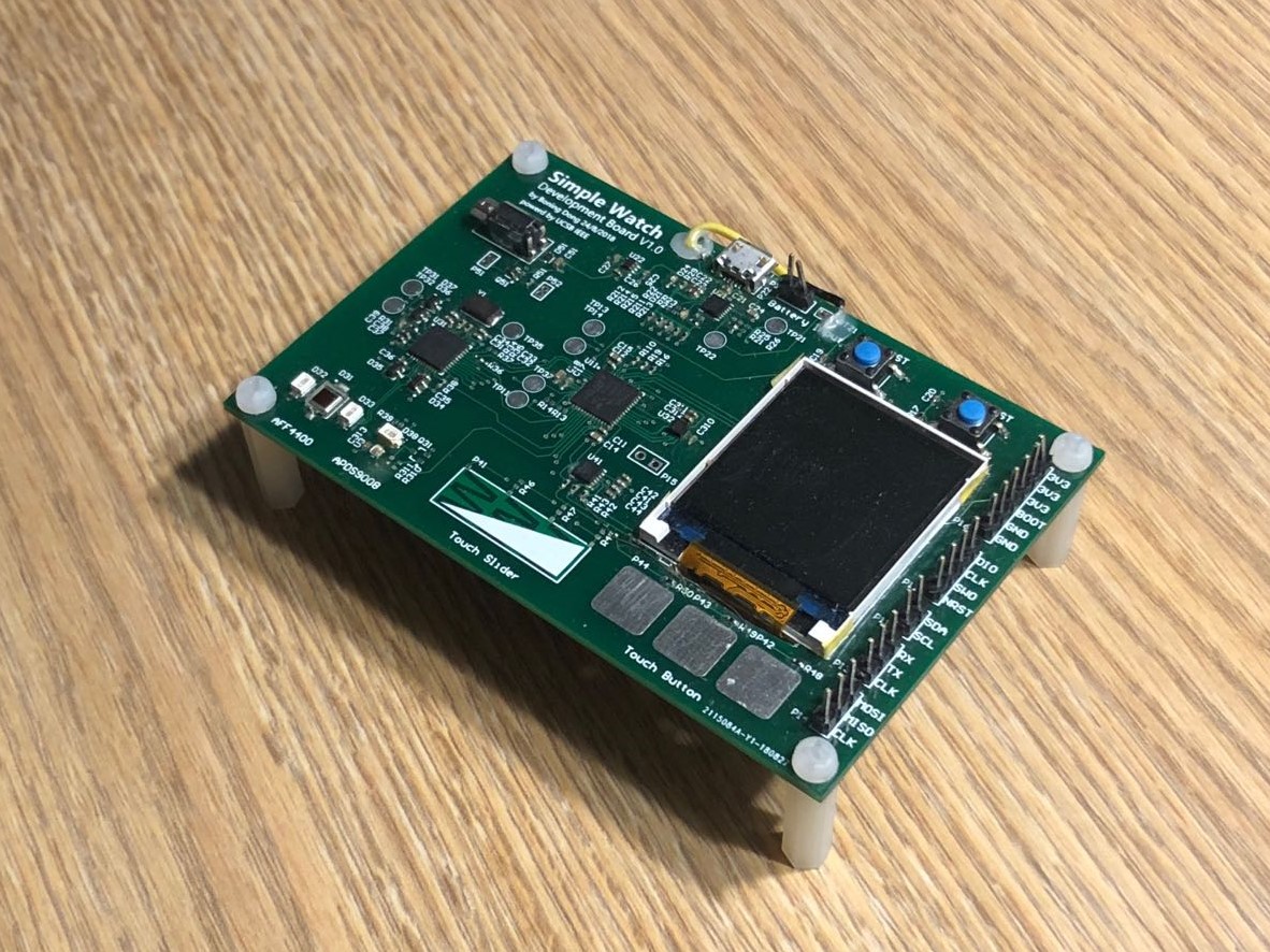 Angled watch board