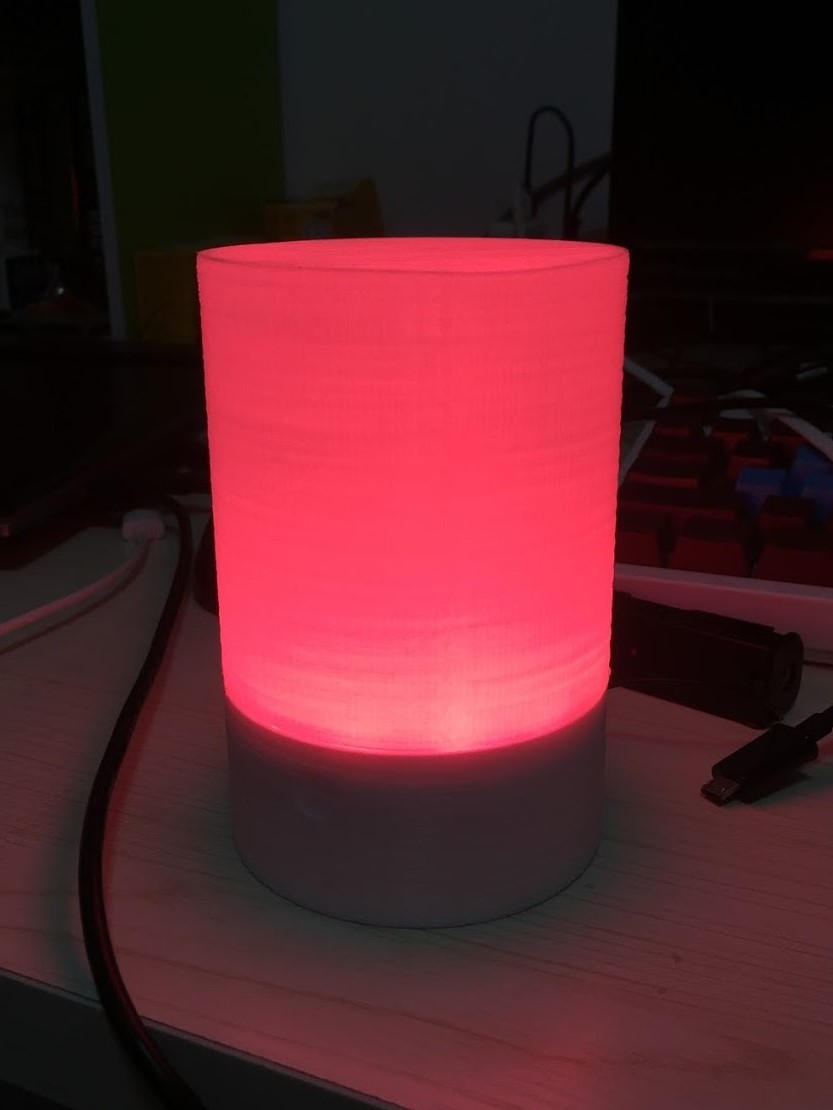 Red lamp