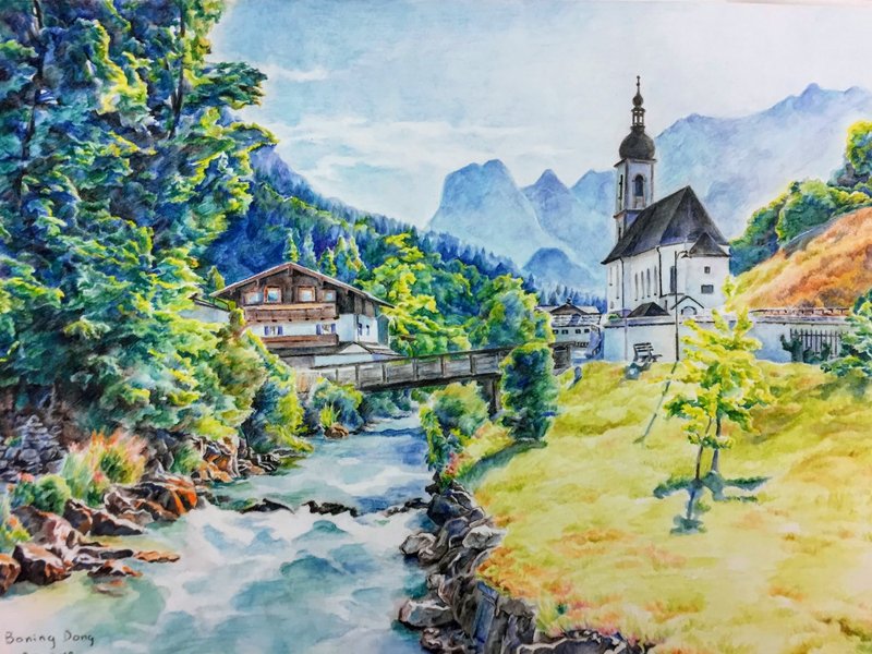 Watercolor Scenery